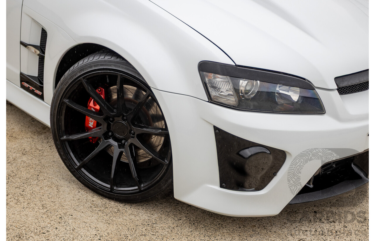 6/2009 Holden Special Vehicles HSV VE GTS MY08 Upgrade Build Number #960 4d Sedan White Turbocharged V8 1100hp+