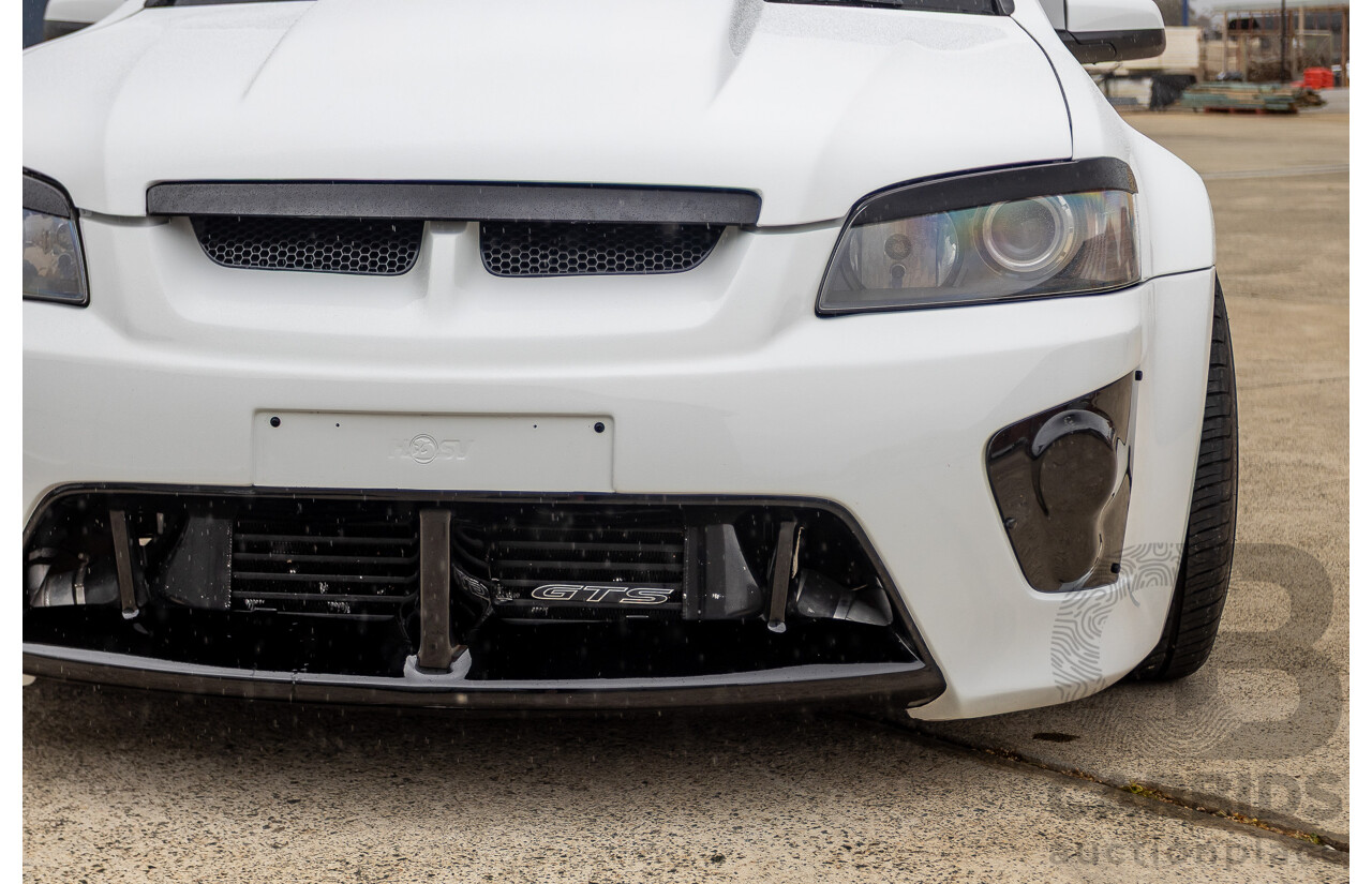 6/2009 Holden Special Vehicles HSV VE GTS MY08 Upgrade Build Number #960 4d Sedan White Turbocharged V8 1100hp+