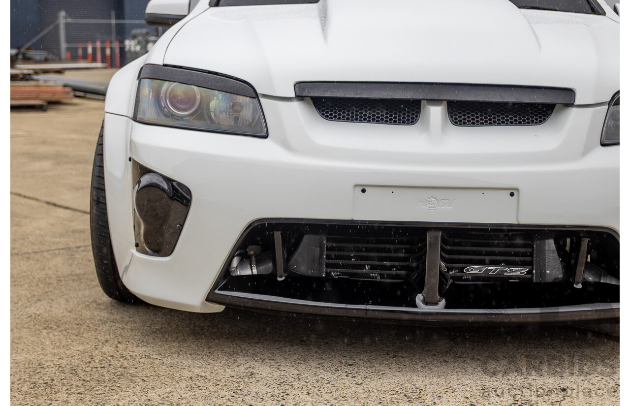 6/2009 Holden Special Vehicles HSV VE GTS MY08 Upgrade Build Number #960 4d Sedan White Turbocharged V8 1100hp+