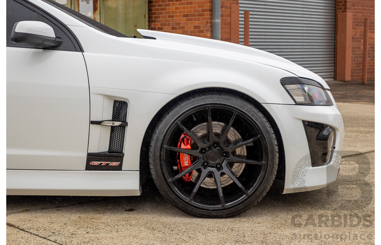 6/2009 Holden Special Vehicles HSV VE GTS MY08 Upgrade Build Number #960 4d Sedan White Turbocharged V8 1100hp+