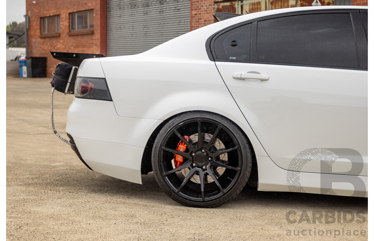 6/2009 Holden Special Vehicles HSV VE GTS MY08 Upgrade Build Number #960 4d Sedan White Turbocharged V8 1100hp+