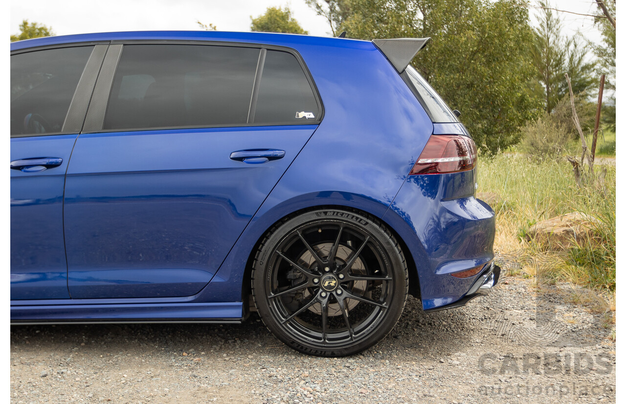 7/2015 Volkswagen Golf R Mk7 (AWD) AU MY15 5d Hatchback Lapiz Blue Metallic Turbo 2.0L - Stage 3 APR