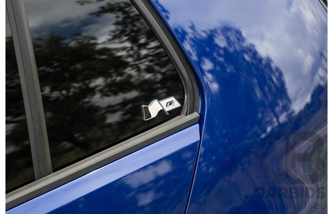7/2015 Volkswagen Golf R Mk7 (AWD) AU MY15 5d Hatchback Lapiz Blue Metallic Turbo 2.0L - Stage 3 APR