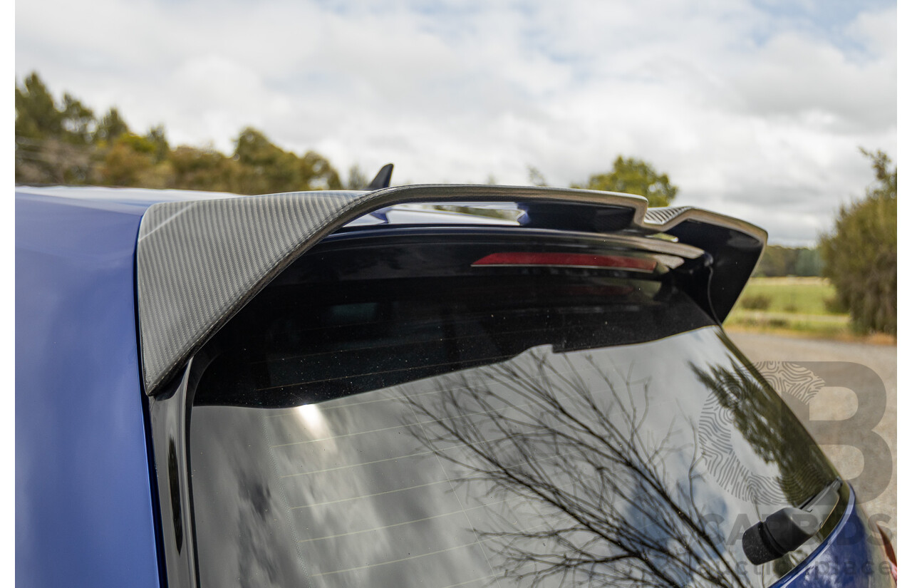 7/2015 Volkswagen Golf R Mk7 (AWD) AU MY15 5d Hatchback Lapiz Blue Metallic Turbo 2.0L - Stage 3 APR