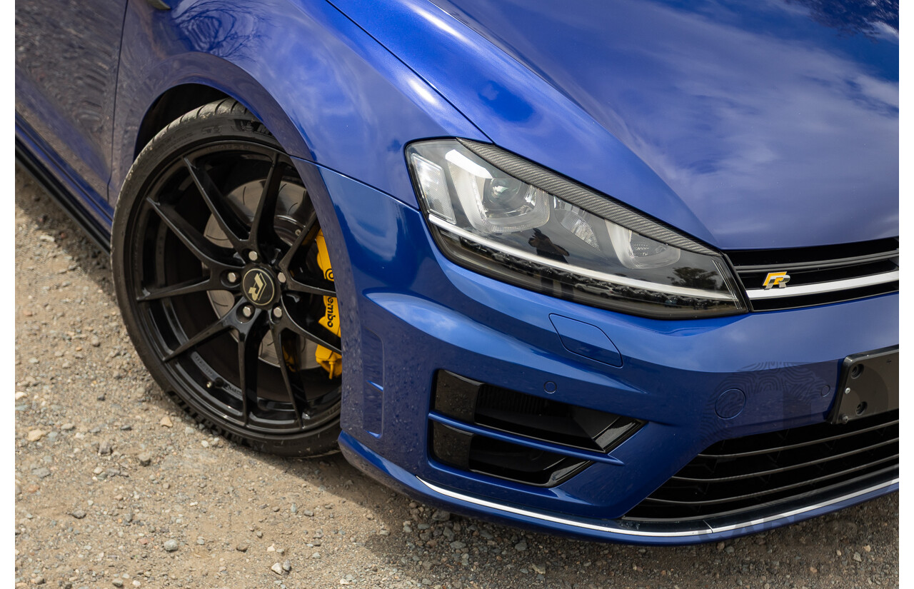 7/2015 Volkswagen Golf R Mk7 (AWD) AU MY15 5d Hatchback Lapiz Blue Metallic Turbo 2.0L - Stage 3 APR