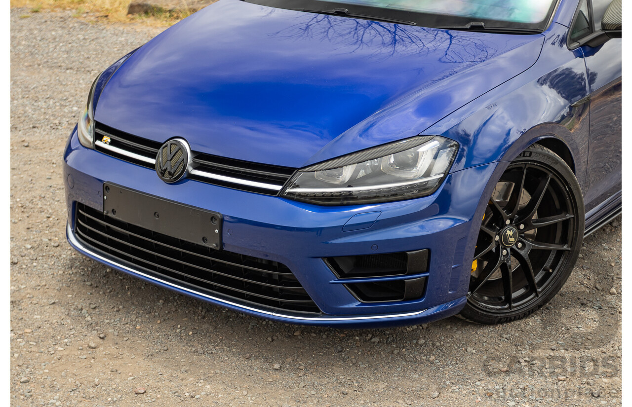 7/2015 Volkswagen Golf R Mk7 (AWD) AU MY15 5d Hatchback Lapiz Blue Metallic Turbo 2.0L - Stage 3 APR