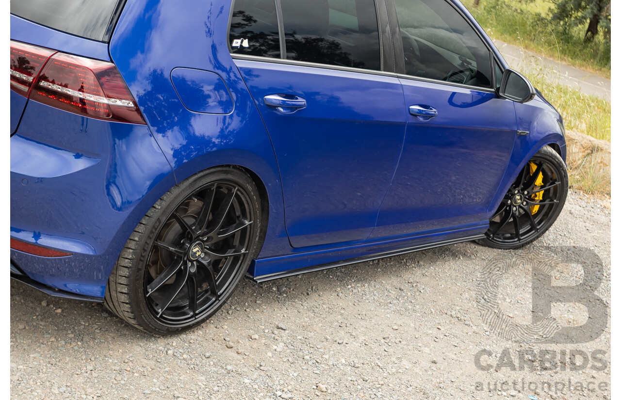7/2015 Volkswagen Golf R Mk7 (AWD) AU MY15 5d Hatchback Lapiz Blue Metallic Turbo 2.0L - Stage 3 APR