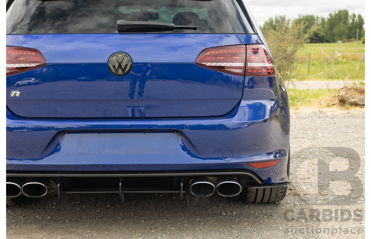 7/2015 Volkswagen Golf R Mk7 (AWD) AU MY15 5d Hatchback Lapiz Blue Metallic Turbo 2.0L - Stage 3 APR