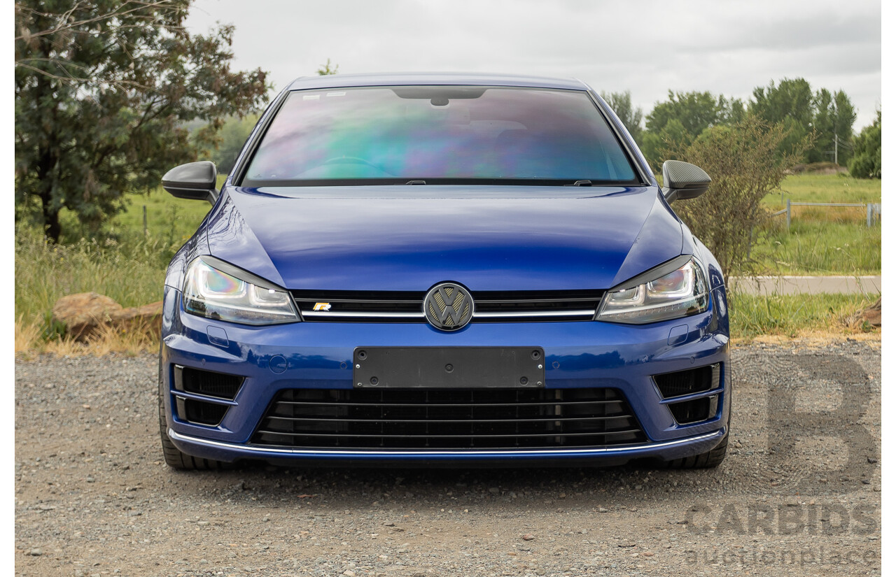 7/2015 Volkswagen Golf R Mk7 (AWD) AU MY15 5d Hatchback Lapiz Blue Metallic Turbo 2.0L - Stage 3 APR