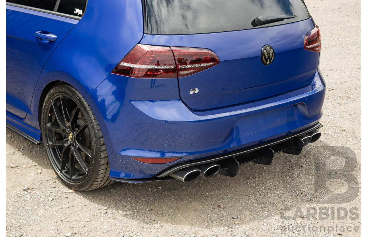 7/2015 Volkswagen Golf R Mk7 (AWD) AU MY15 5d Hatchback Lapiz Blue Metallic Turbo 2.0L - Stage 3 APR