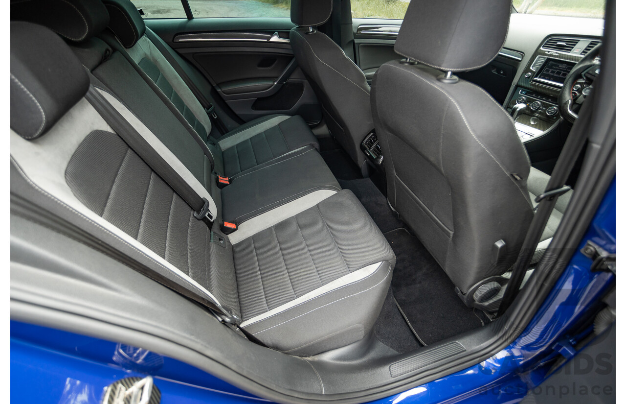 7/2015 Volkswagen Golf R Mk7 (AWD) AU MY15 5d Hatchback Lapiz Blue Metallic Turbo 2.0L - Stage 3 APR