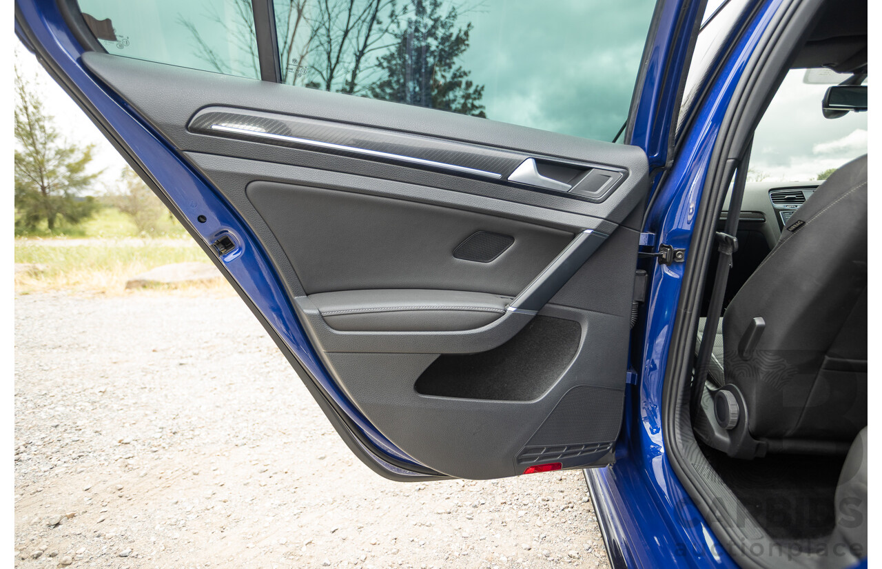 7/2015 Volkswagen Golf R Mk7 (AWD) AU MY15 5d Hatchback Lapiz Blue Metallic Turbo 2.0L - Stage 3 APR