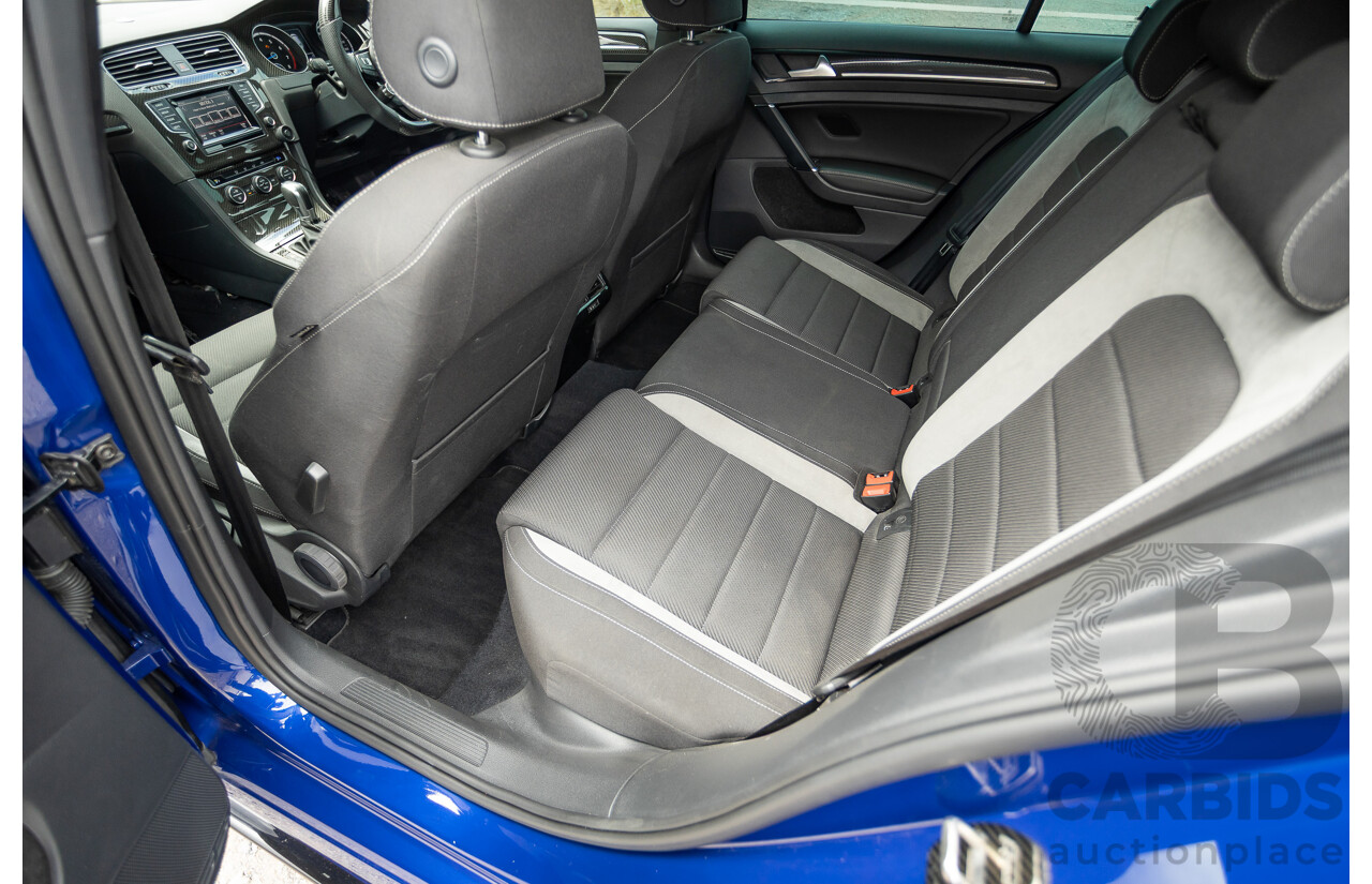 7/2015 Volkswagen Golf R Mk7 (AWD) AU MY15 5d Hatchback Lapiz Blue Metallic Turbo 2.0L - Stage 3 APR