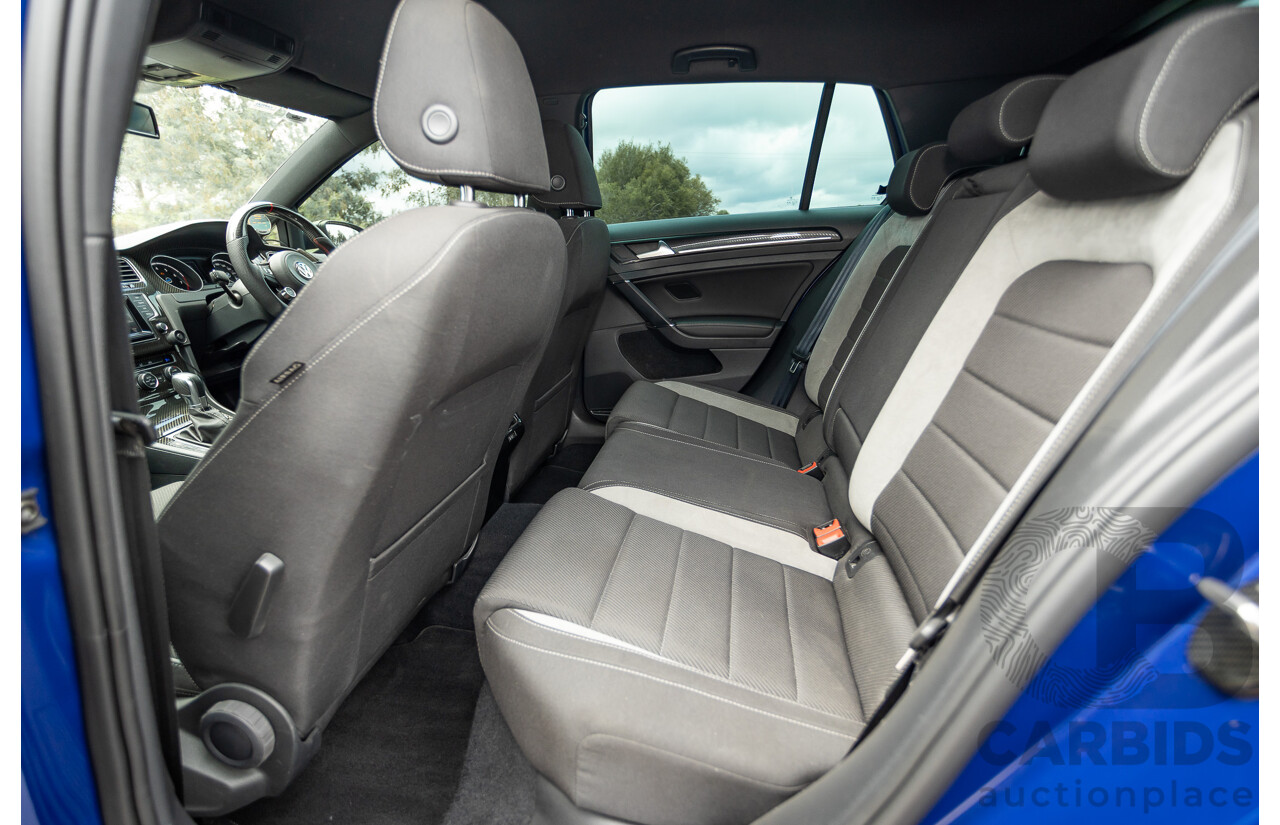 7/2015 Volkswagen Golf R Mk7 (AWD) AU MY15 5d Hatchback Lapiz Blue Metallic Turbo 2.0L - Stage 3 APR