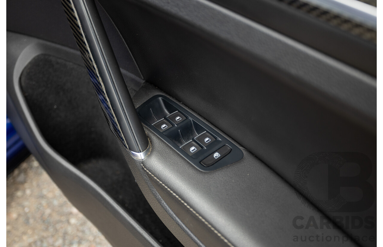 7/2015 Volkswagen Golf R Mk7 (AWD) AU MY15 5d Hatchback Lapiz Blue Metallic Turbo 2.0L - Stage 3 APR