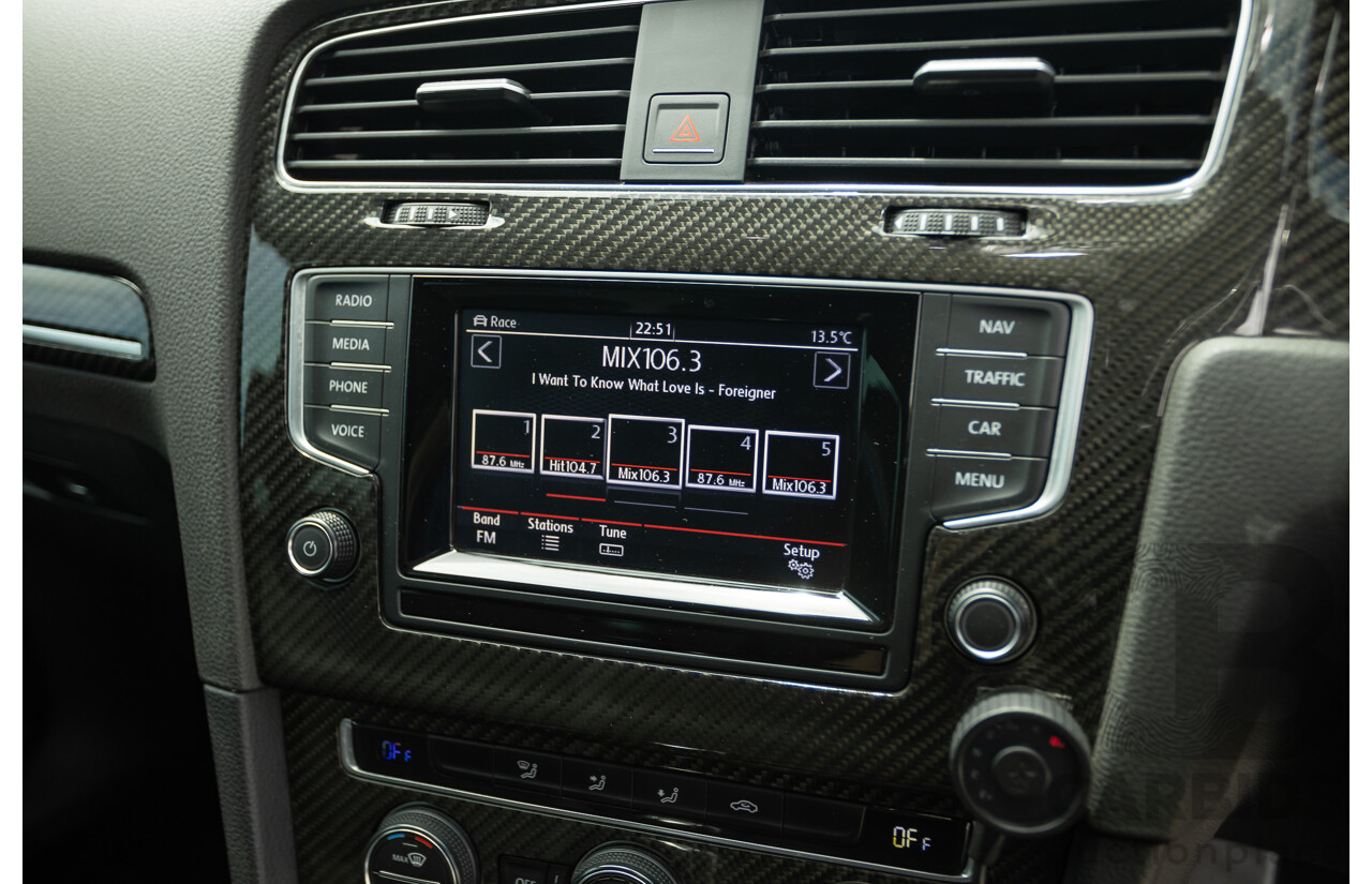 7/2015 Volkswagen Golf R Mk7 (AWD) AU MY15 5d Hatchback Lapiz Blue Metallic Turbo 2.0L - Stage 3 APR