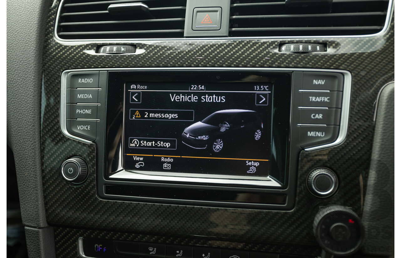 7/2015 Volkswagen Golf R Mk7 (AWD) AU MY15 5d Hatchback Lapiz Blue Metallic Turbo 2.0L - Stage 3 APR