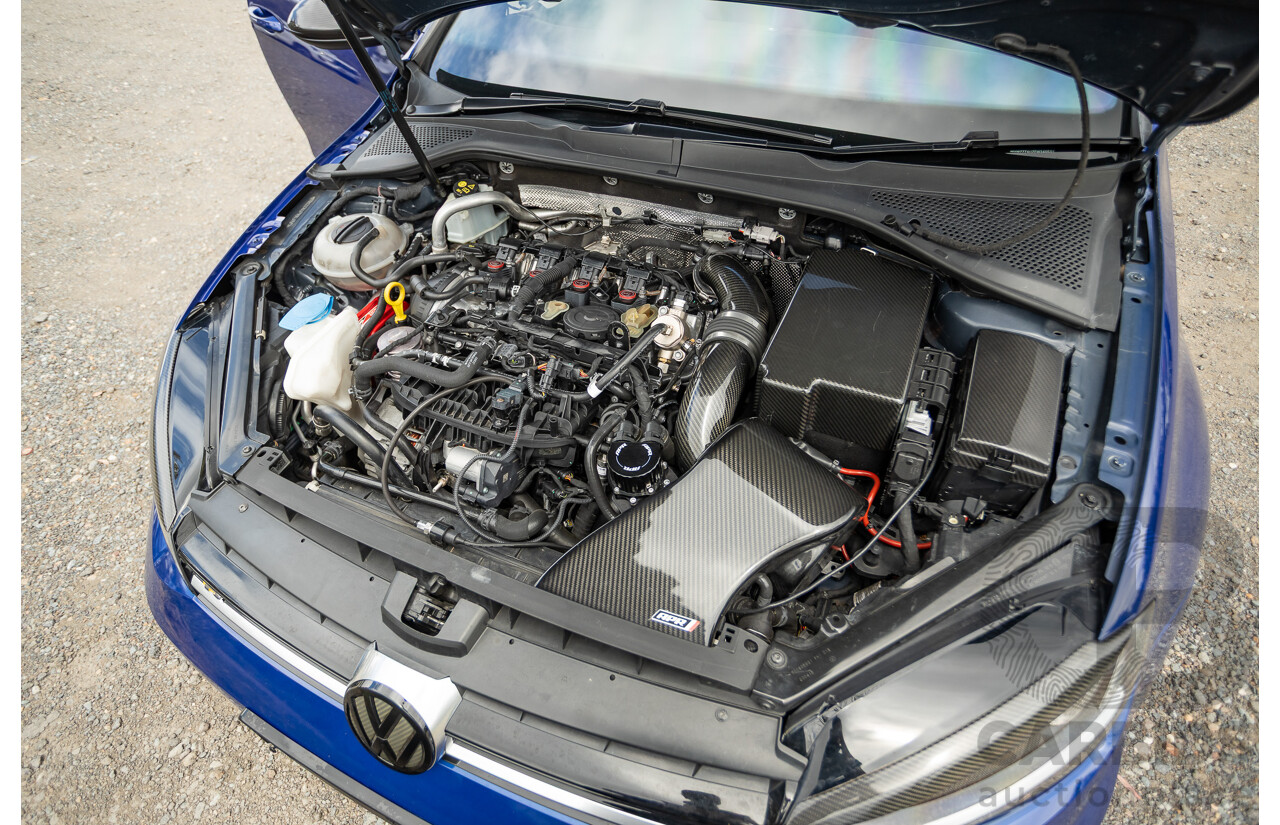7/2015 Volkswagen Golf R Mk7 (AWD) AU MY15 5d Hatchback Lapiz Blue Metallic Turbo 2.0L - Stage 3 APR