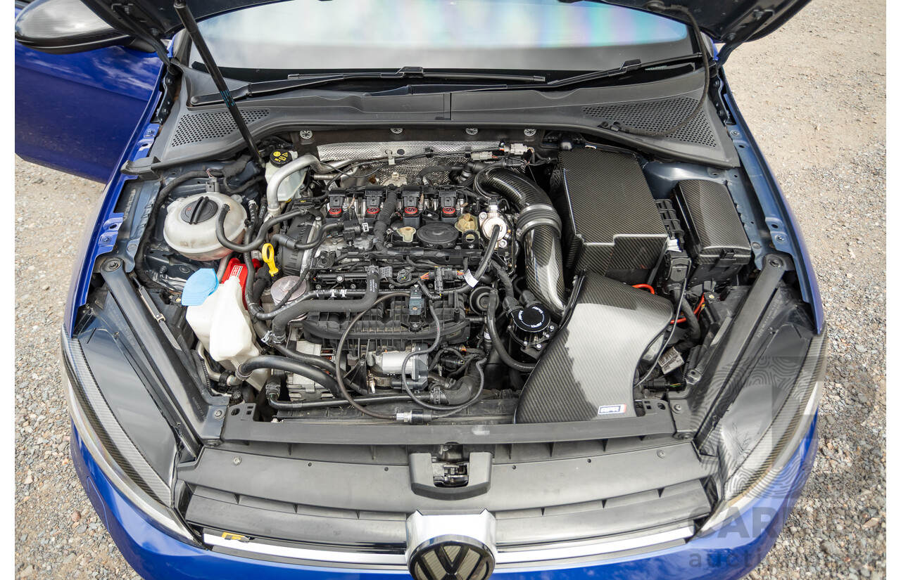 7/2015 Volkswagen Golf R Mk7 (AWD) AU MY15 5d Hatchback Lapiz Blue Metallic Turbo 2.0L - Stage 3 APR