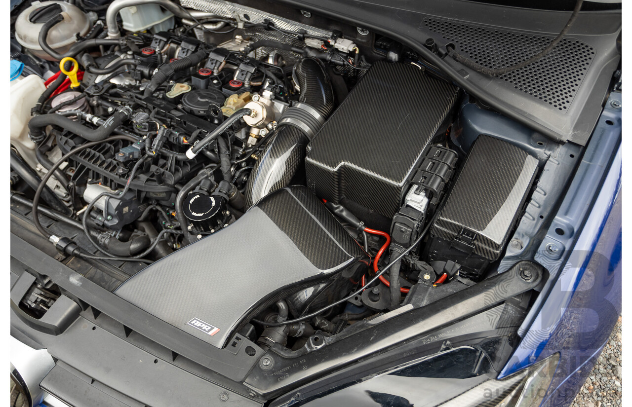 7/2015 Volkswagen Golf R Mk7 (AWD) AU MY15 5d Hatchback Lapiz Blue Metallic Turbo 2.0L - Stage 3 APR