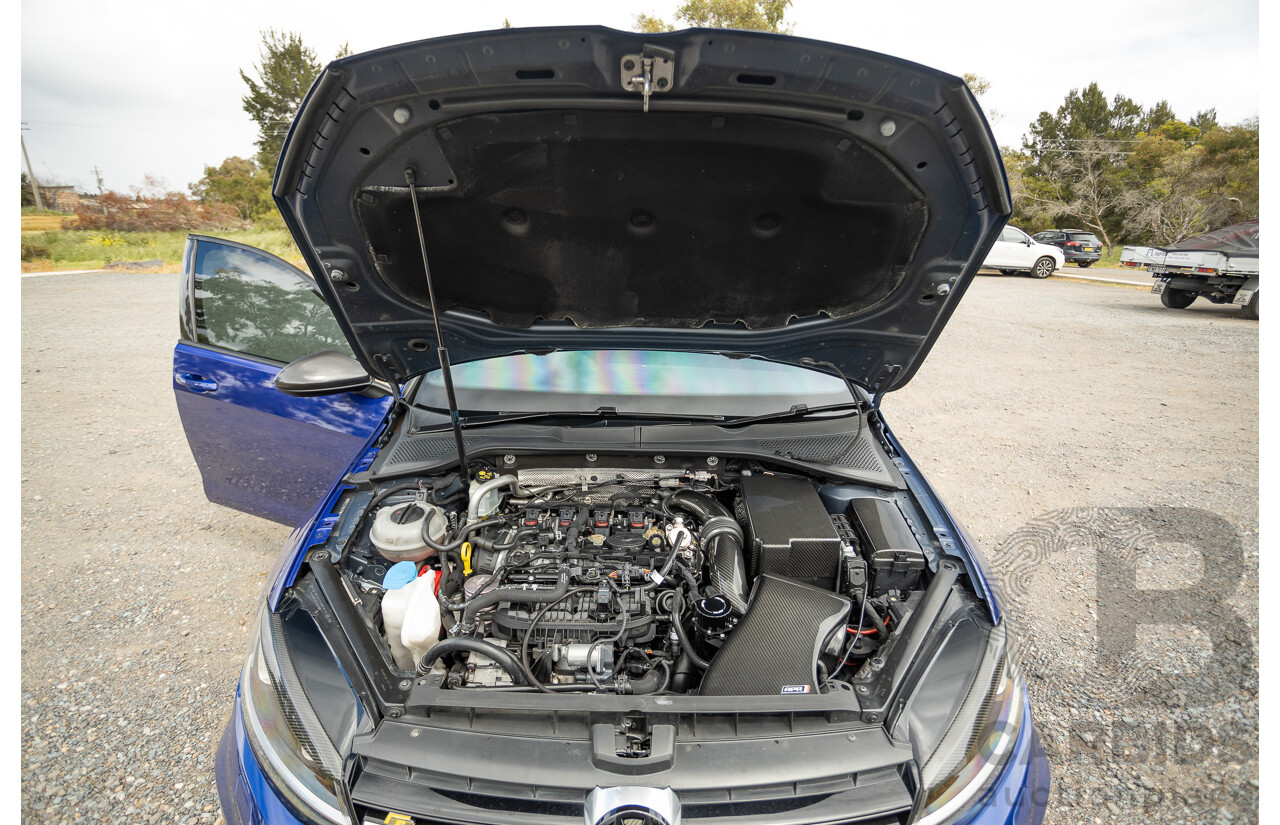 7/2015 Volkswagen Golf R Mk7 (AWD) AU MY15 5d Hatchback Lapiz Blue Metallic Turbo 2.0L - Stage 3 APR