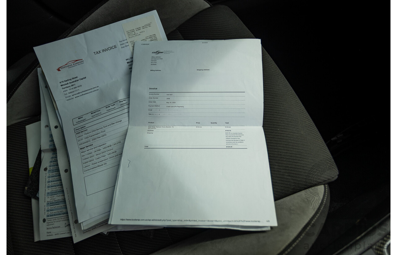 7/2015 Volkswagen Golf R Mk7 (AWD) AU MY15 5d Hatchback Lapiz Blue Metallic Turbo 2.0L - Stage 3 APR