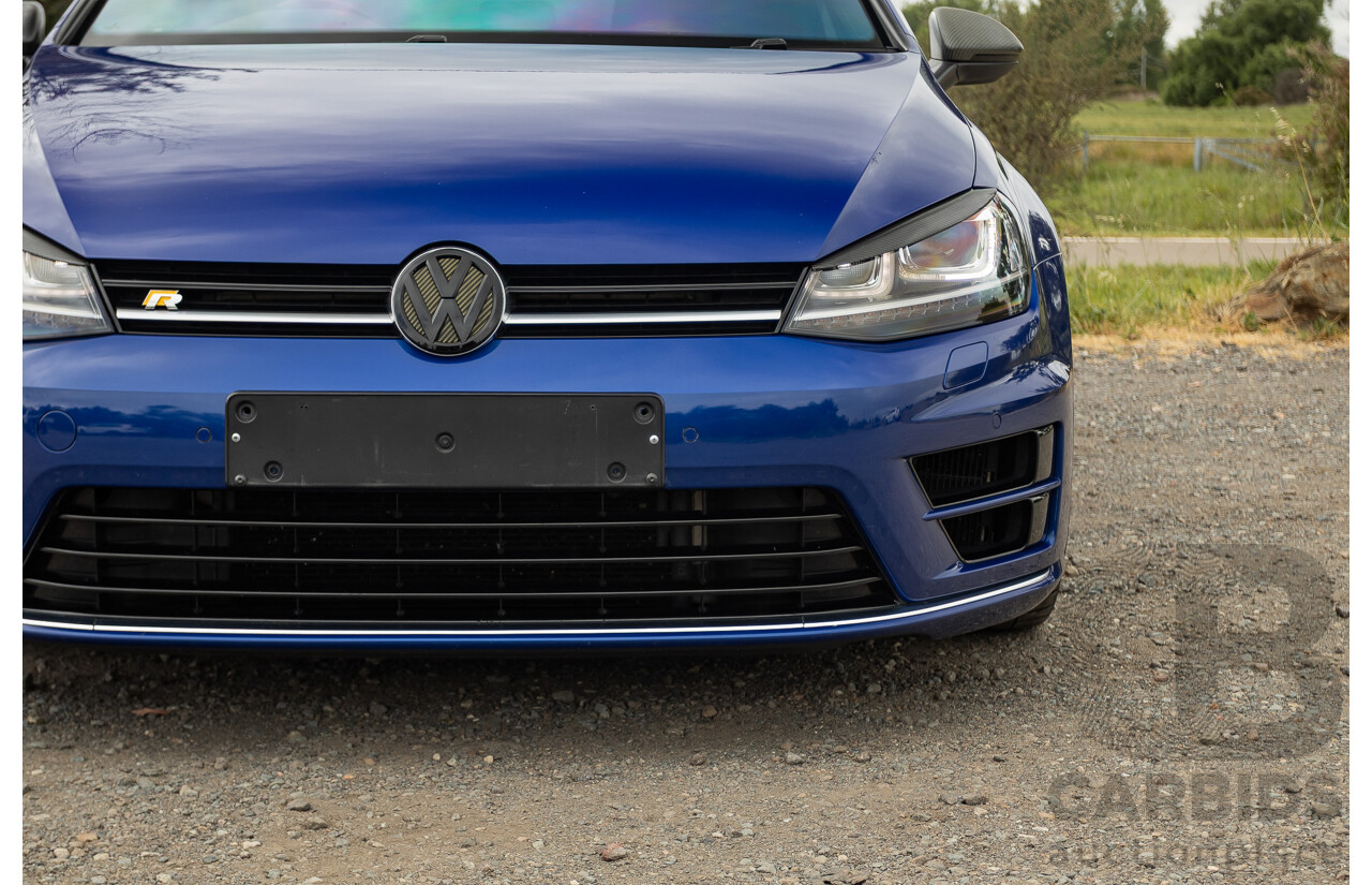 7/2015 Volkswagen Golf R Mk7 (AWD) AU MY15 5d Hatchback Lapiz Blue Metallic Turbo 2.0L - Stage 3 APR