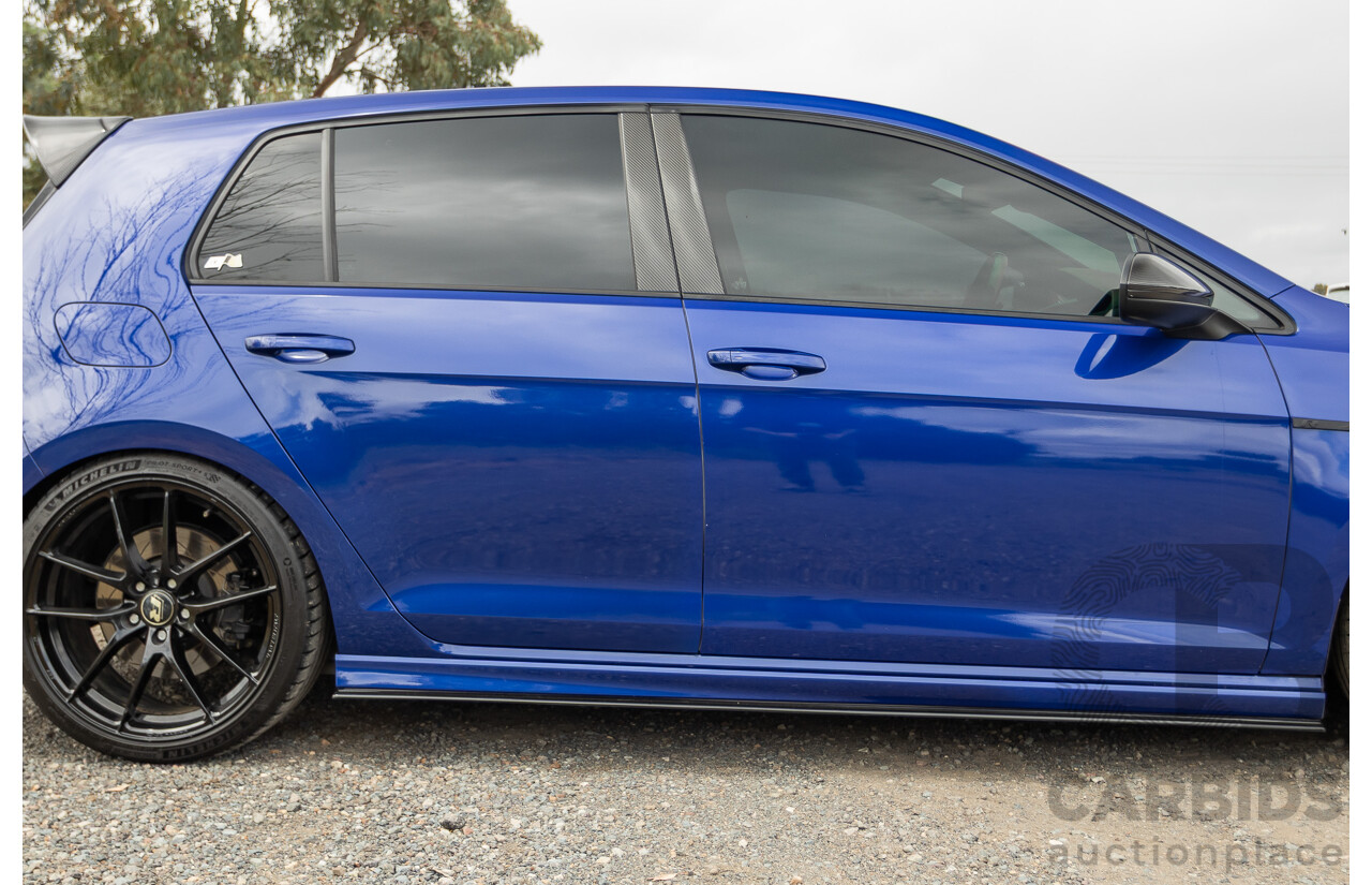7/2015 Volkswagen Golf R Mk7 (AWD) AU MY15 5d Hatchback Lapiz Blue Metallic Turbo 2.0L - Stage 3 APR