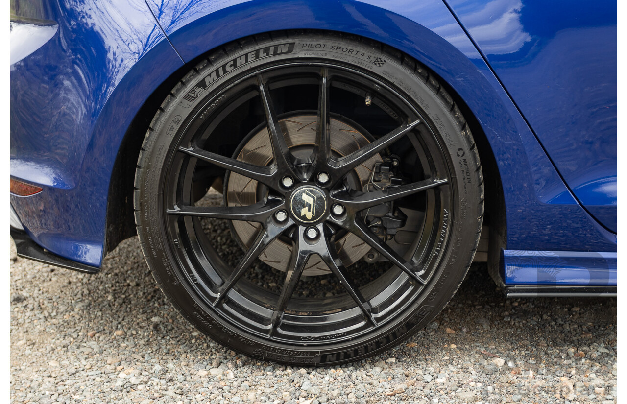 7/2015 Volkswagen Golf R Mk7 (AWD) AU MY15 5d Hatchback Lapiz Blue Metallic Turbo 2.0L - Stage 3 APR