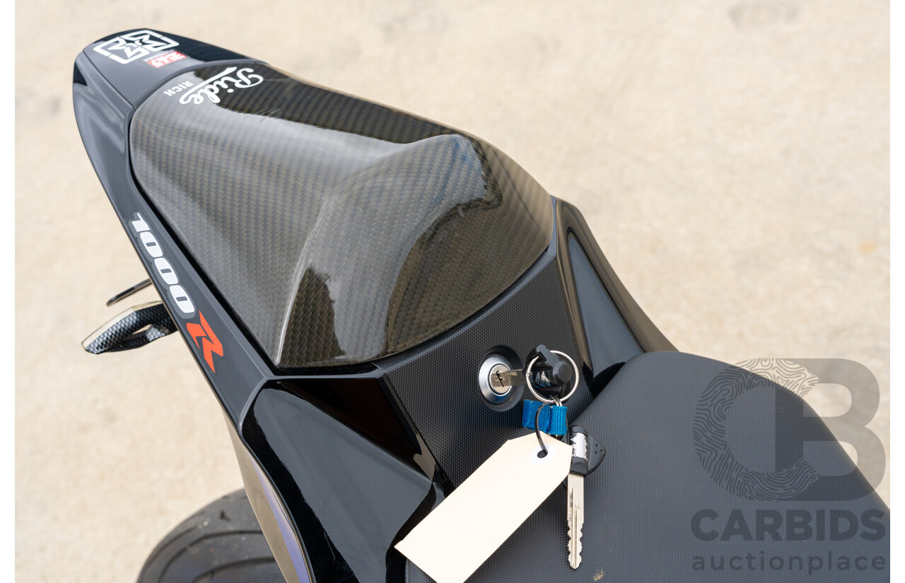 08/2017 Suzuki GSX-R1000R 999cc Super Sport Motorbike Glass Sparkle Black