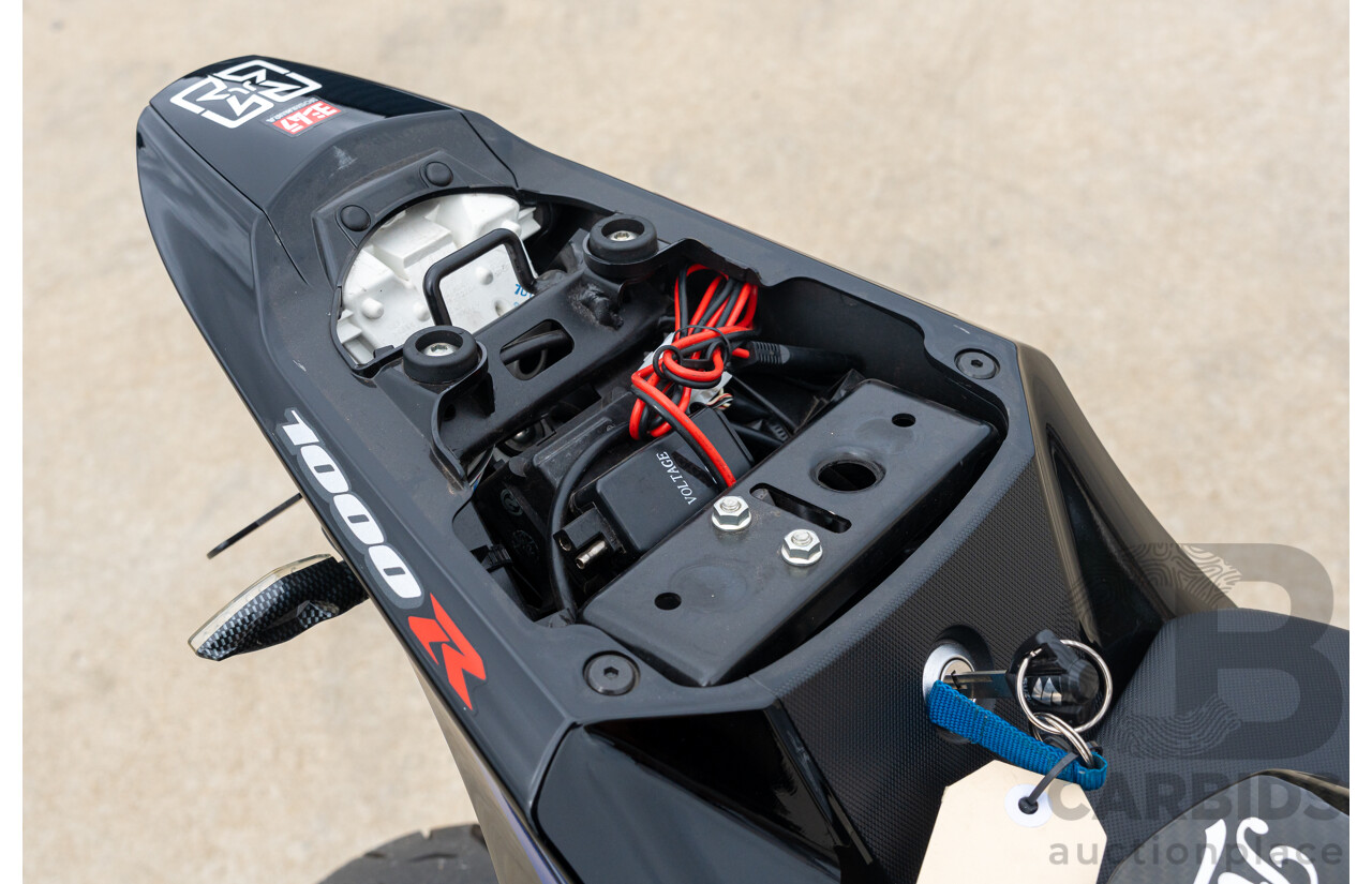 08/2017 Suzuki GSX-R1000R 999cc Super Sport Motorbike Glass Sparkle Black