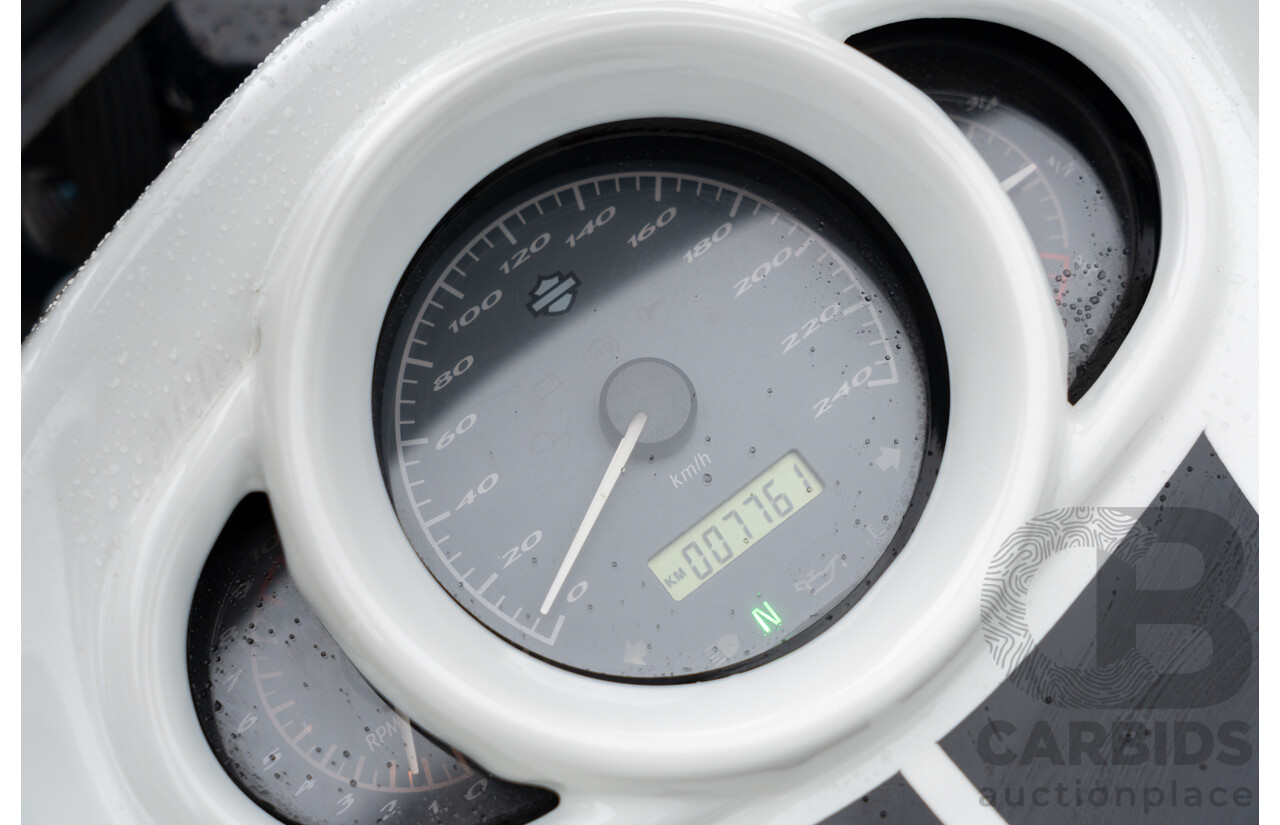 04/2014 Harley Davidson Night Rod Special 1250 ABS V-Rod VRSCDX 1250cc Motorbike White / Black - Modified