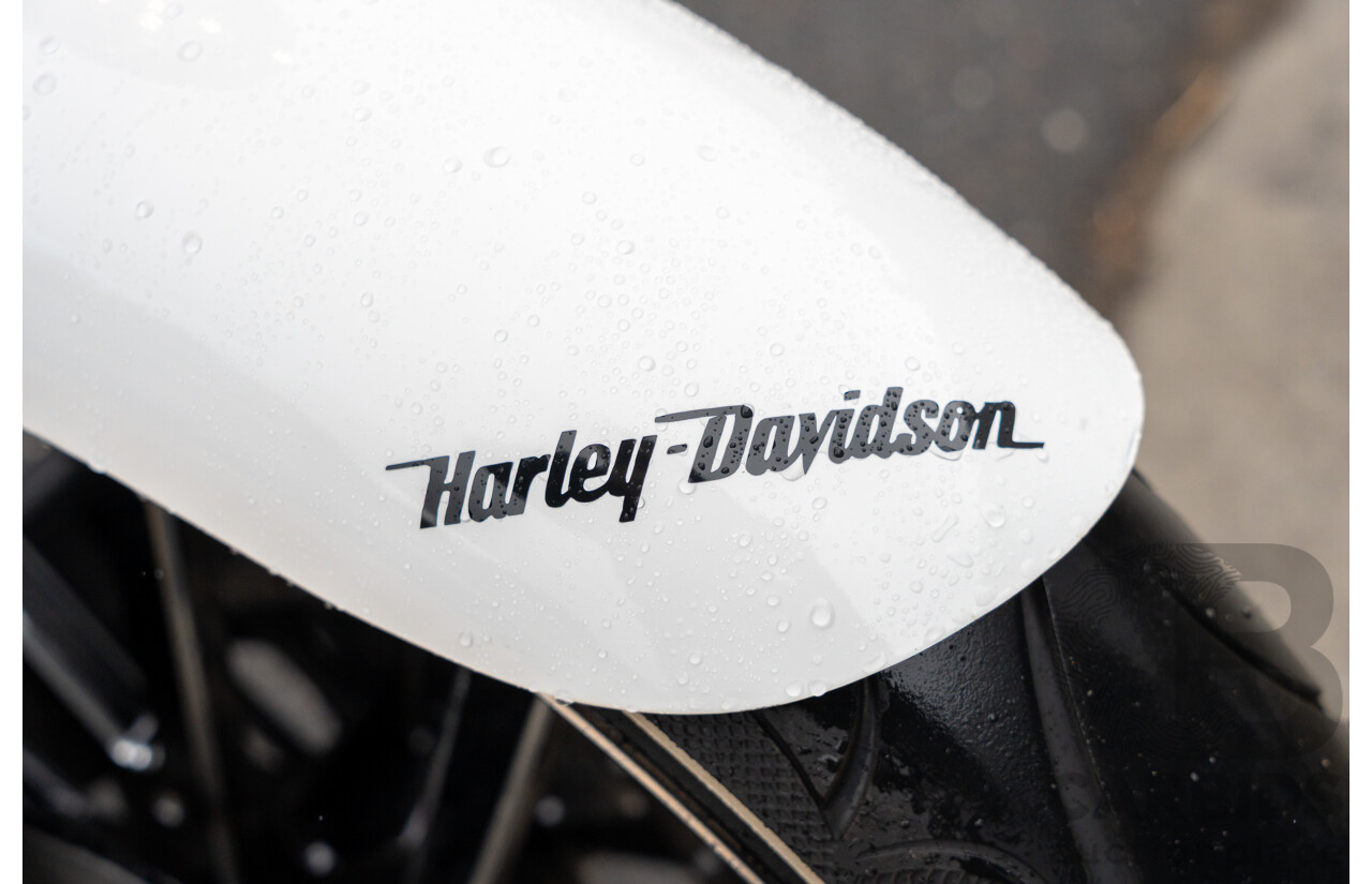04/2014 Harley Davidson Night Rod Special 1250 ABS V-Rod VRSCDX 1250cc Motorbike White / Black - Modified