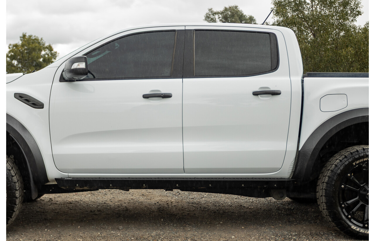 10/2018 Ford Ranger Raptor 2.0 (4x4) PX MKIII MY19 4d Double Cab P/Up Frozen White Twin Turbo Diesel 2.0L