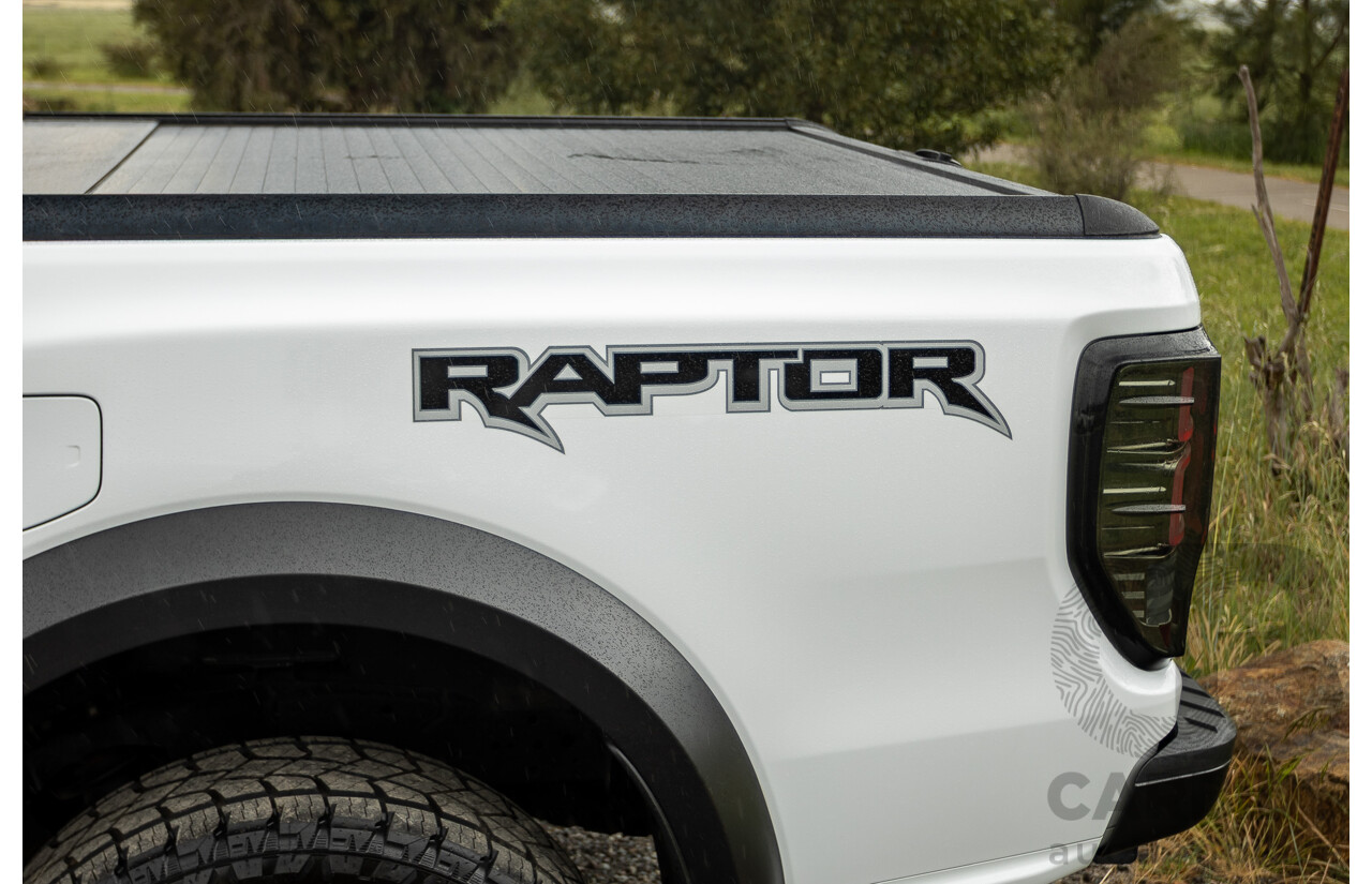 10/2018 Ford Ranger Raptor 2.0 (4x4) PX MKIII MY19 4d Double Cab P/Up Frozen White Twin Turbo Diesel 2.0L