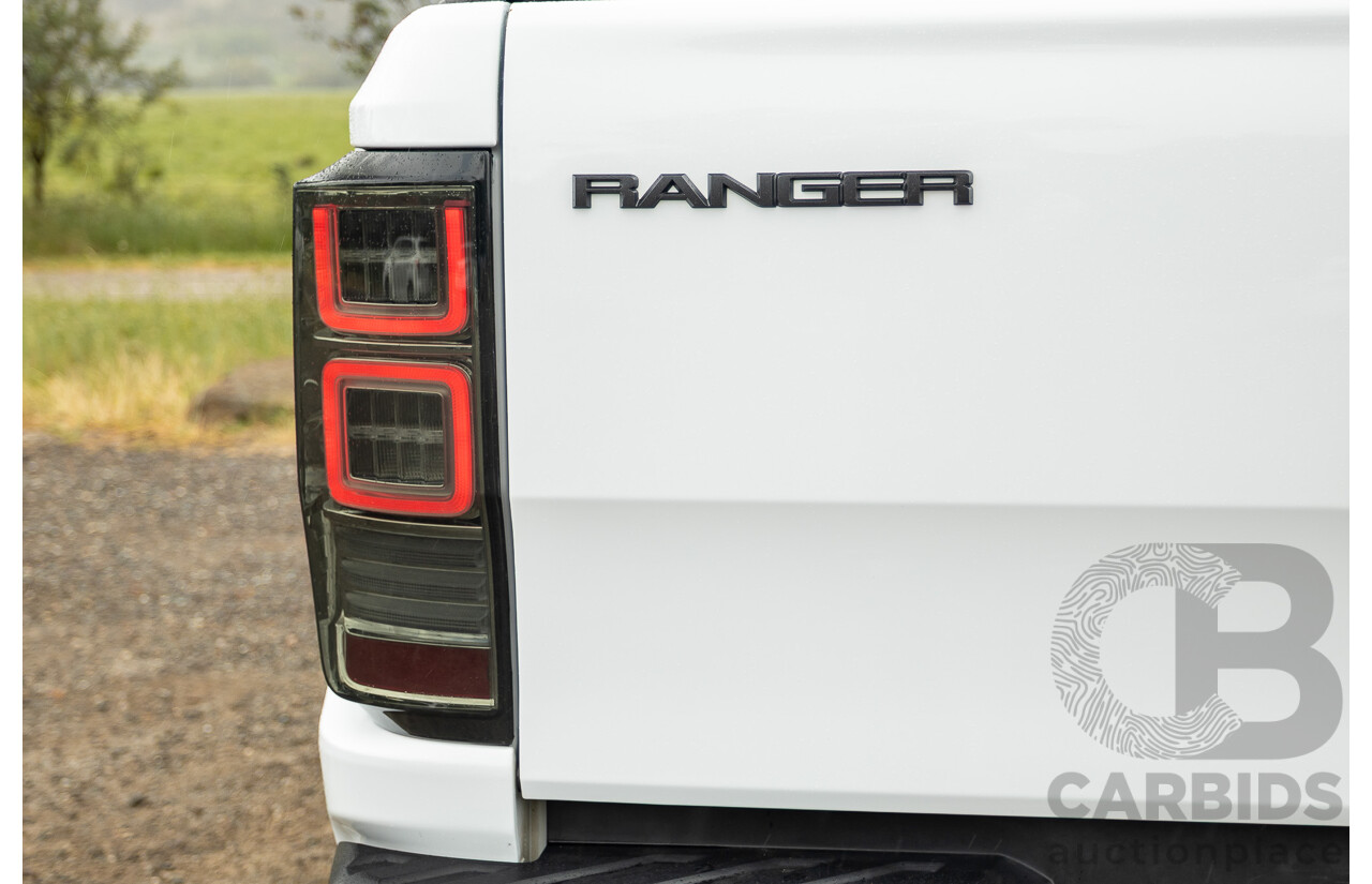 10/2018 Ford Ranger Raptor 2.0 (4x4) PX MKIII MY19 4d Double Cab P/Up Frozen White Twin Turbo Diesel 2.0L