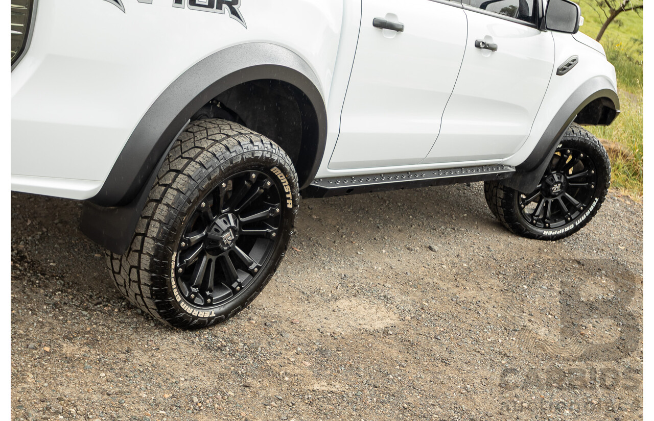 10/2018 Ford Ranger Raptor 2.0 (4x4) PX MKIII MY19 4d Double Cab P/Up Frozen White Twin Turbo Diesel 2.0L