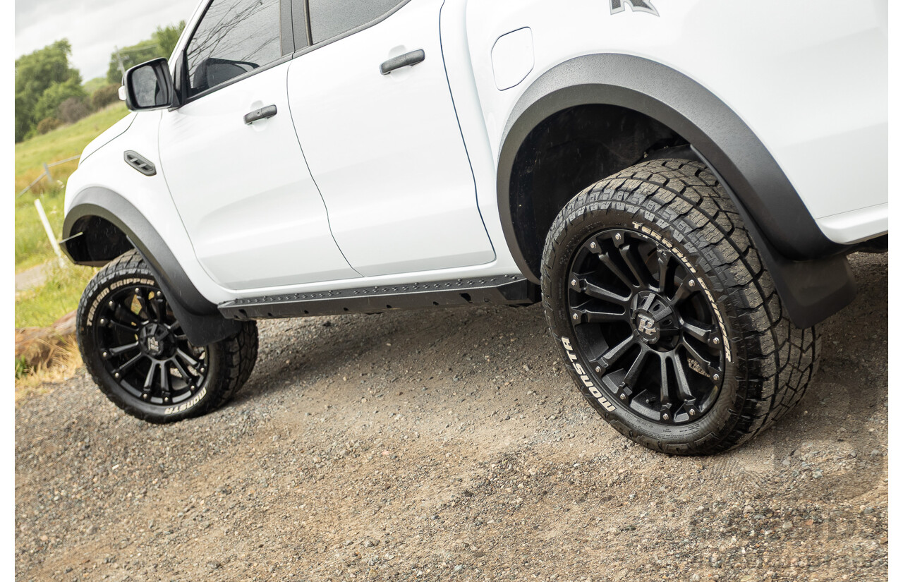 10/2018 Ford Ranger Raptor 2.0 (4x4) PX MKIII MY19 4d Double Cab P/Up Frozen White Twin Turbo Diesel 2.0L