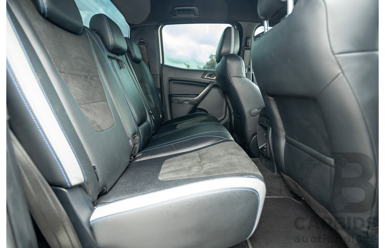 10/2018 Ford Ranger Raptor 2.0 (4x4) PX MKIII MY19 4d Double Cab P/Up Frozen White Twin Turbo Diesel 2.0L