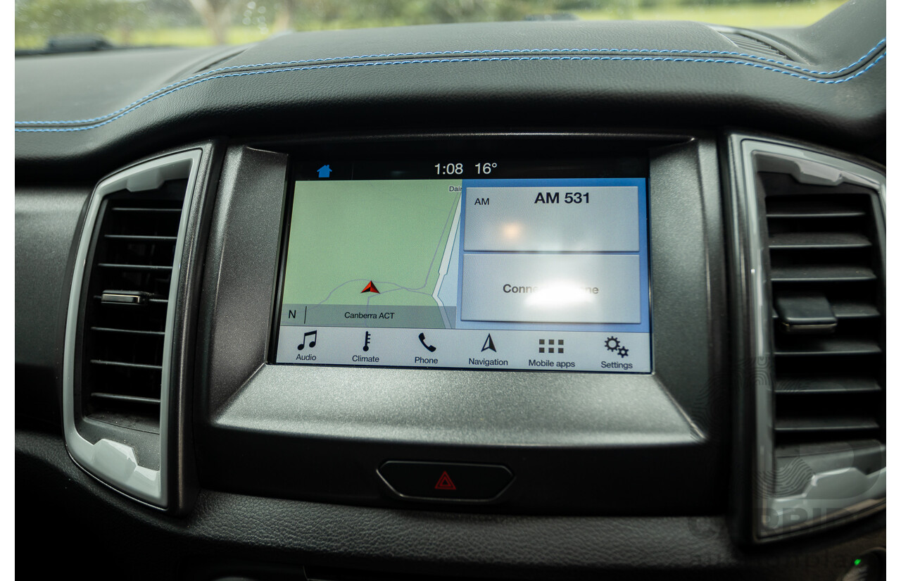 10/2018 Ford Ranger Raptor 2.0 (4x4) PX MKIII MY19 4d Double Cab P/Up Frozen White Twin Turbo Diesel 2.0L