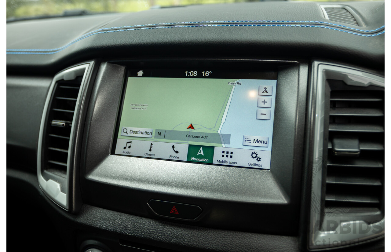 10/2018 Ford Ranger Raptor 2.0 (4x4) PX MKIII MY19 4d Double Cab P/Up Frozen White Twin Turbo Diesel 2.0L