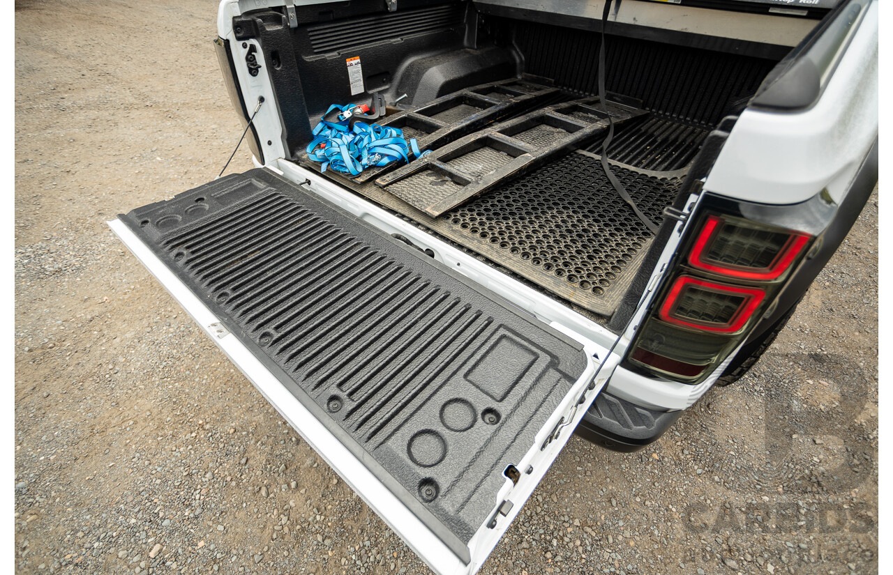 10/2018 Ford Ranger Raptor 2.0 (4x4) PX MKIII MY19 4d Double Cab P/Up Frozen White Twin Turbo Diesel 2.0L