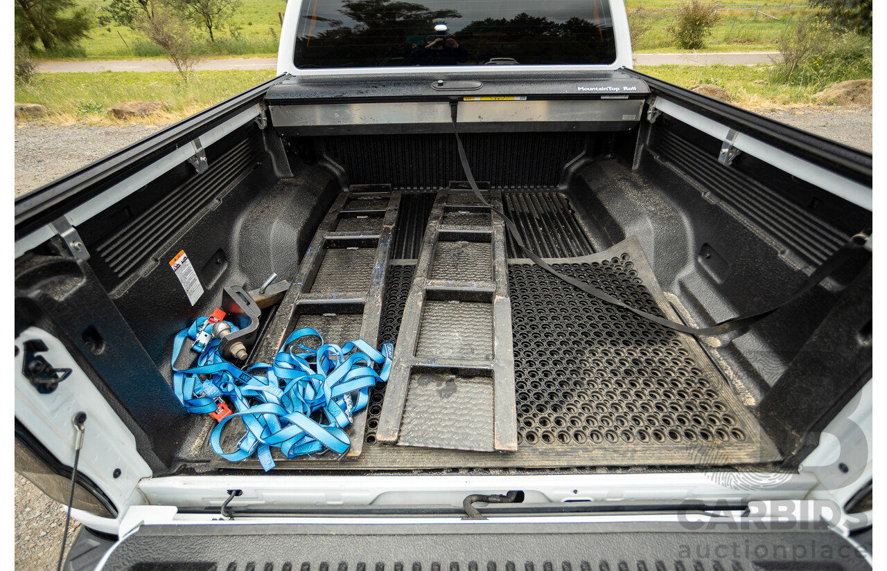 10/2018 Ford Ranger Raptor 2.0 (4x4) PX MKIII MY19 4d Double Cab P/Up Frozen White Twin Turbo Diesel 2.0L