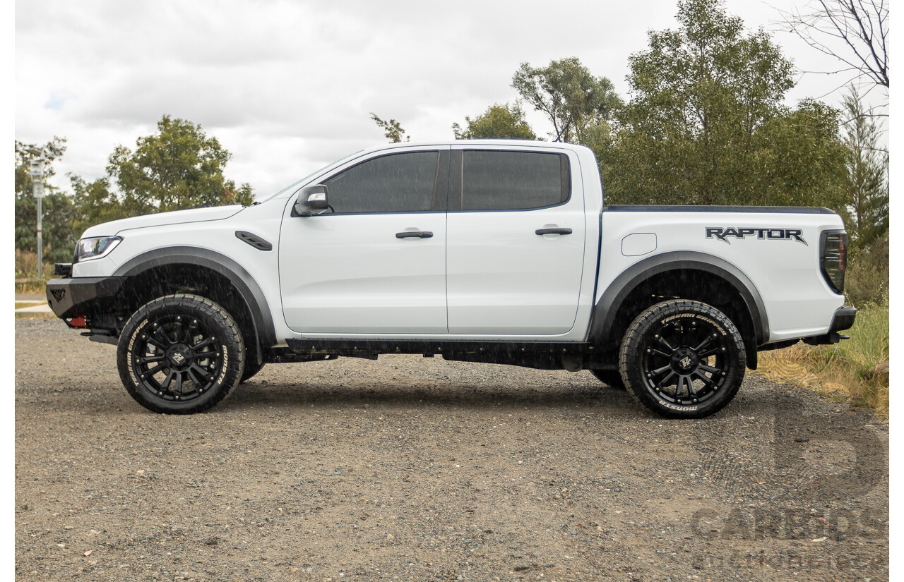10/2018 Ford Ranger Raptor 2.0 (4x4) PX MKIII MY19 4d Double Cab P/Up Frozen White Twin Turbo Diesel 2.0L