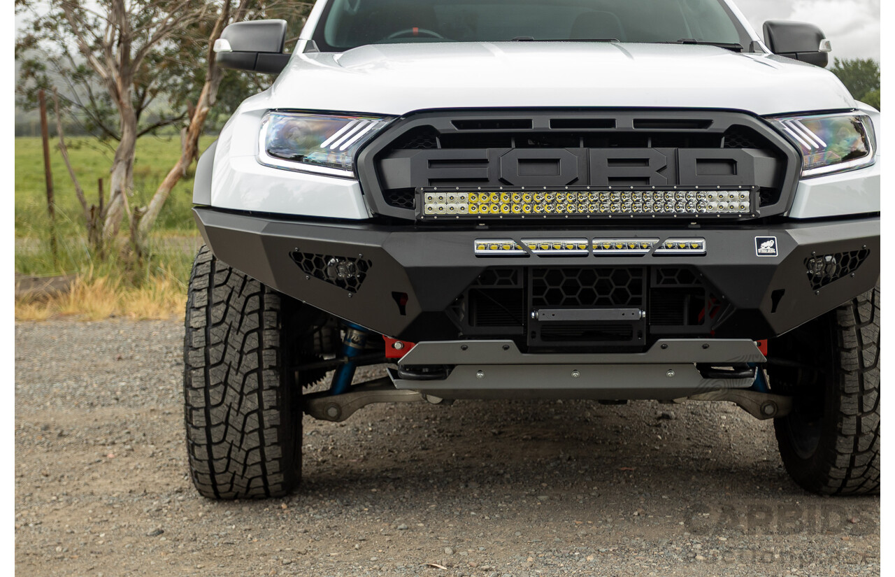 10/2018 Ford Ranger Raptor 2.0 (4x4) PX MKIII MY19 4d Double Cab P/Up Frozen White Twin Turbo Diesel 2.0L