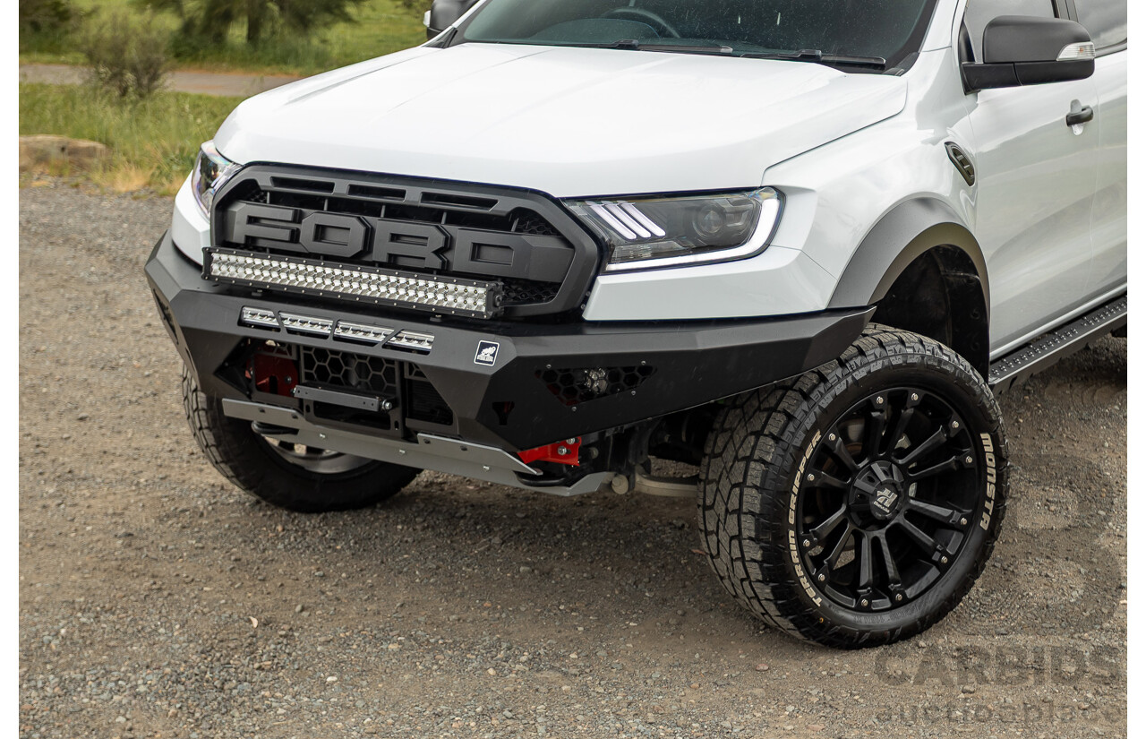10/2018 Ford Ranger Raptor 2.0 (4x4) PX MKIII MY19 4d Double Cab P/Up Frozen White Twin Turbo Diesel 2.0L
