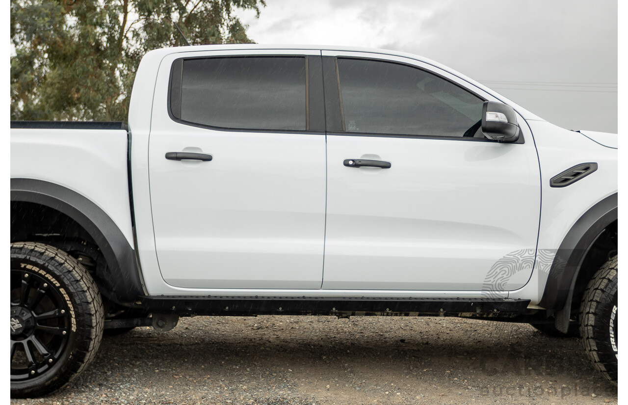 10/2018 Ford Ranger Raptor 2.0 (4x4) PX MKIII MY19 4d Double Cab P/Up Frozen White Twin Turbo Diesel 2.0L