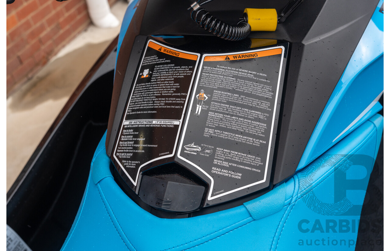 2017 BRP Seadoo GTR 230 Performance Jet Ski on 02/2017 Boeing 10SJS2 Jet Ski Trailer