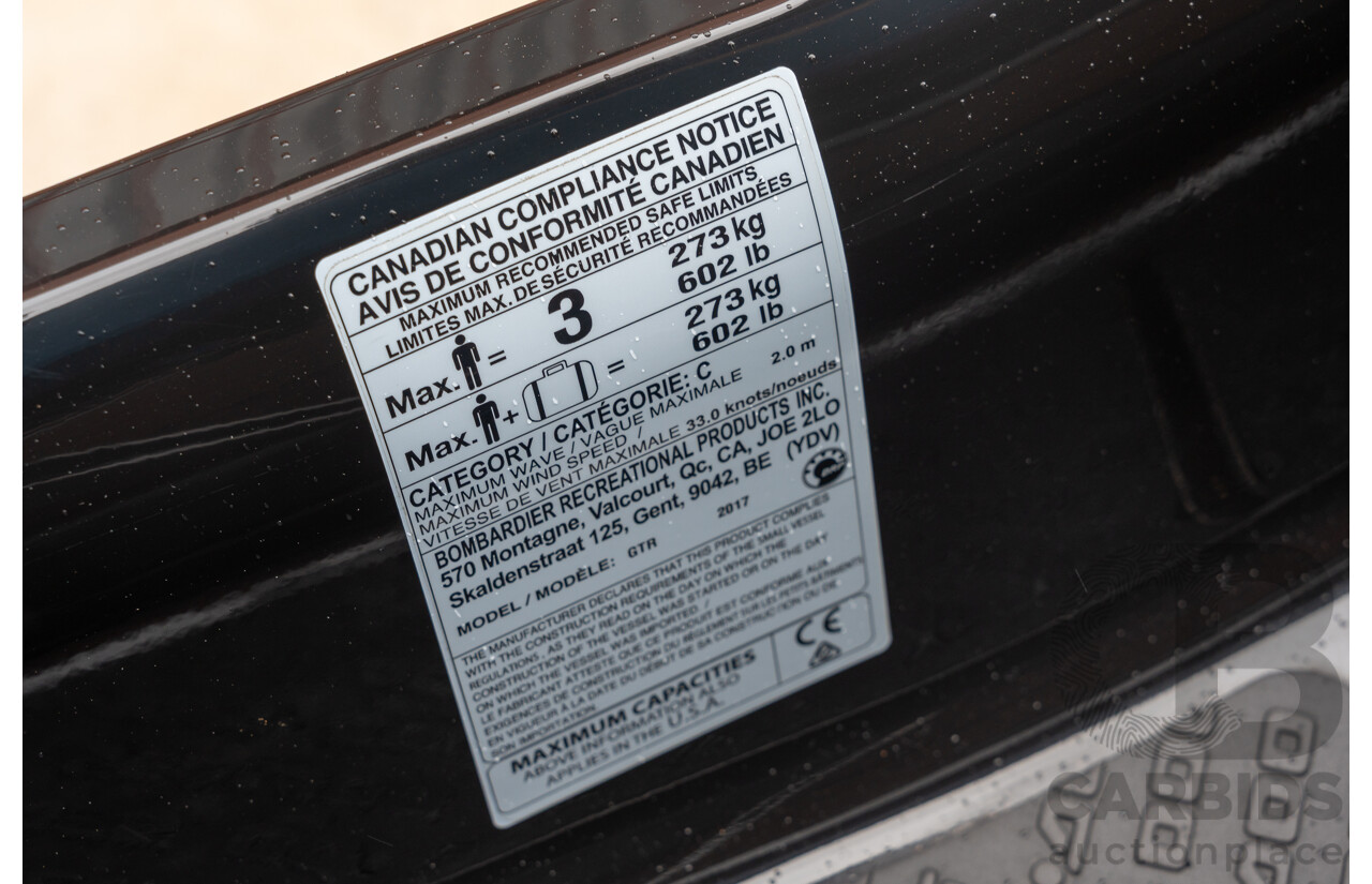 2017 BRP Seadoo GTR 230 Performance Jet Ski on 02/2017 Boeing 10SJS2 Jet Ski Trailer