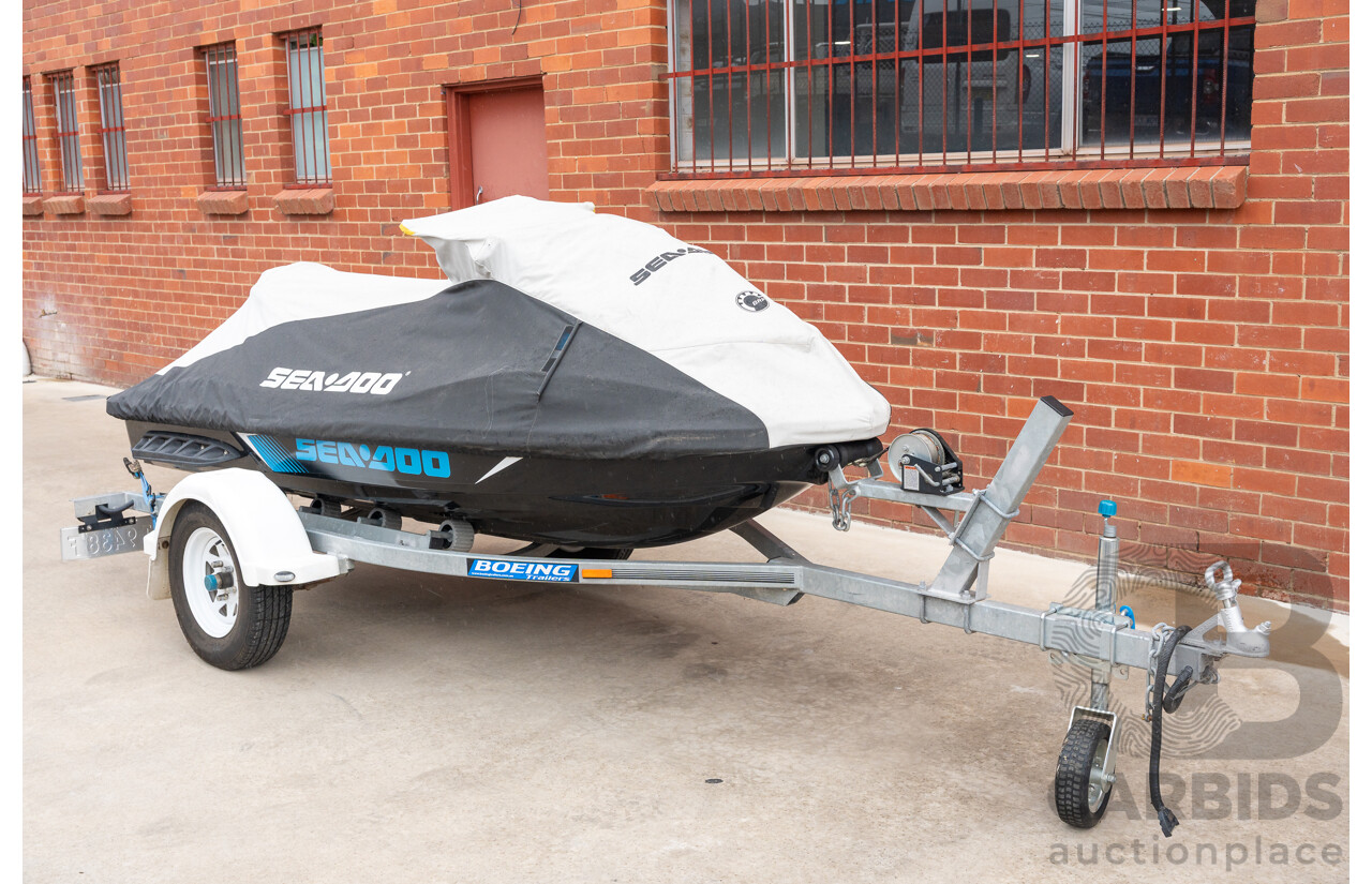 2017 BRP Seadoo GTR 230 Performance Jet Ski on 02/2017 Boeing 10SJS2 Jet Ski Trailer